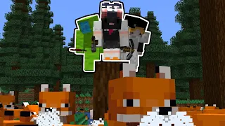 Running from custom Foxes in Minecraft...