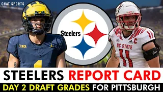 Pittsburgh Steelers Draft Grades For Round 2-3 Ft. Roman Wilson & Payton Wilson | 2024 NFL Draft