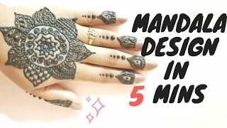 Easy Mandala Design | Latest Mandal design in 2020 | Sunshine Mehndi Designs