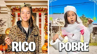 Casa De RICO vs Casa De POBRE No HALLOWEEN!!!