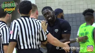 LeBron James coaches North Coast Blue Chips w  Bronny Jr  v Chris Paul's CP3 in overtime THRILLER