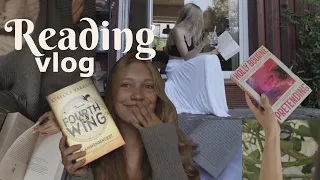 Reading Vlog 🛁🌿☕️ // Fourth Wing, die letzten Sommertage & viele Lesestunden