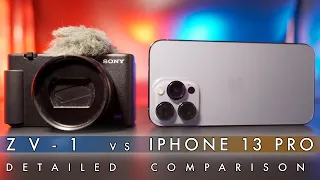 iPhone 13 Pro vs Sony ZV-1. Best Compact Budget Camera for Cinematic, YT & Vlogs?