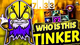 WHO IS THIS TINKER | Dota 2 Gameplay Highlights | PATCH 7.33D | Tinker Highlights
