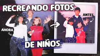 IMITAMOS FOTOS DE NUESTRA NIÑEZ  | LOS POLINESIOS