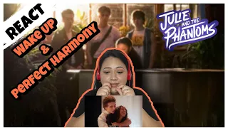 Reagindo a JULIE AND THE PHANTOMS Wake up + Perfect Harmony. Vocal Coach Reage. React Reação