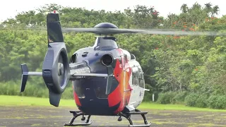 Eurocopter EC135 Medivac Helicopter Start up, Take off & Departure 4k
