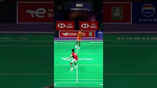 Incredible footwork! #shorts #badminton #BWF