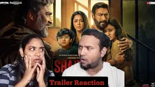 Shaitan Official Trailer Reaction  | Ajay Devgn , Jyothika , R Madhavan | Tamil Couple Reaction