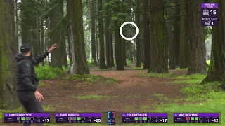 "oh BABY what a SHOT" | Paul Mcbeth PARKS Gorgeous Hyzer Flip