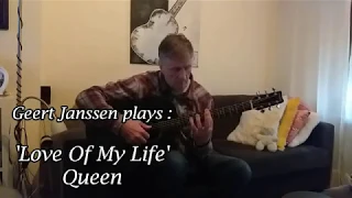 Love Of My Life - Queen on acoustic and electric guitar