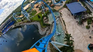 Pipeline: The Surf Coaster On Ride POV - SeaWorld Orlando