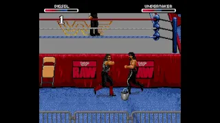 Mega Drive Longplay [555] WWF Raw (US)