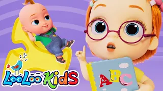 ABC SONG 🔠 A For Apple + Ten in the Bed | The Best Kids Songs by LooLoo Kids