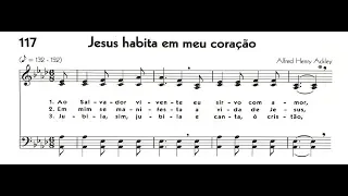 Hinário 5 CCB - Hino 117 - Jesus habita em meu coração - Strings - Teclado Yamaha PSR S670