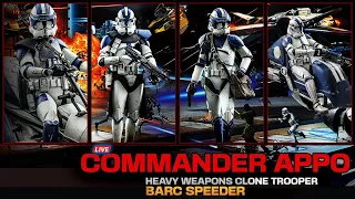 Hot Toys Commander Appo LIVE Reaction |Livestream| The Clone Wars