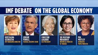 CNBC's Sara Eisen hosts IMF’s debate on the global economy — 4/21/22