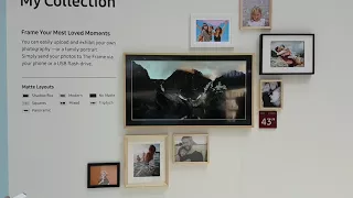 Samsung Frame TV - An Art Picture on your wall, that will turn into a tv