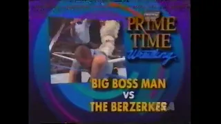 Big Boss Man vs The Berzerker   Prime Time Feb 17th, 1992