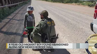 Agents rescue migrant boy abandoned along New Mexico border wall