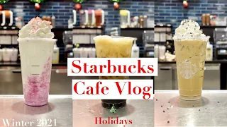 surviving Black Friday as a target worker | Target Starbucks | cafe vlog | ASMR