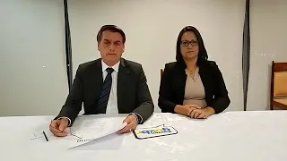 Live com o Presidente Jair Bolsonaro em - 22/08/19