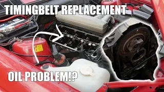 BMW E30 M40 Timingbelt Replacement + Common Oil Problem  | StreetFluence