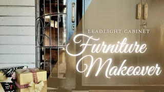 Leadlight Cabinet | Furniture Makeover | Custom Flip