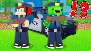 How JJ and Mikey Became Super FBI in Minecraft Challenge Maizen Police