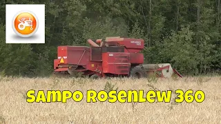 Harvest 2018 | Sampo Rosenlew 360 | 40 years old combine in action!