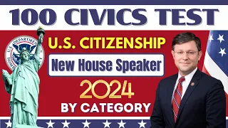 Updated 100 Civics Questions and Answers for US Citizenship Interview 2023 - 2024 | Study Guide