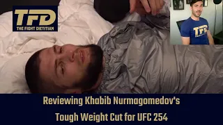 The Fight Dietitian (Israel Adesanya's Dietitian) Reviews Khabib Nurmagomedov Weight Cut for UFC 254