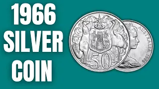 Worth BIG MONEY!! 1966 50 Cent Silver Round Coin from Australia