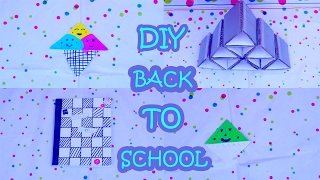 DIY | BACK TO SCHOOL | Школьные принадлежности своими руками | 2017