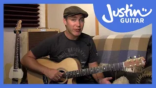 Creating Folk Fingerstyle Patterns - Folk Guitar Lesson - JustinGuitar [FO-103]