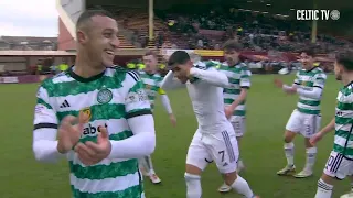 Motherwell 1-3 Celtic | Post match celebrations (25/02/24)