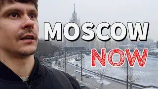 Moscow Now: Russian winter, odd cycling, main attractions and increased police presence. Russia vlog
