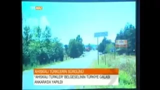 AHISKALI TÜRKLER BELGESELİNİN TÜRKİYE GALASI YTB'DE YAPILDI