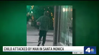 Man attacks 6-year-old in Santa Monica in broad daylight