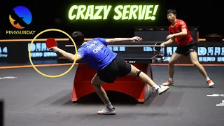 direct winning serve in table tennis