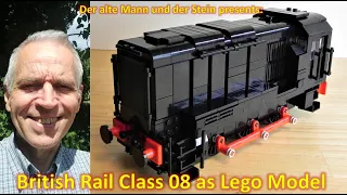 British Rail Class 08 as Lego Model