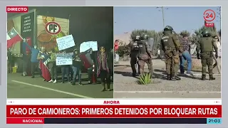 Paro de camioneros: primeros detenidos por bloquear rutas