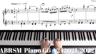 ABRSM 2021&2022 Grade 6 piano A2: Allegro