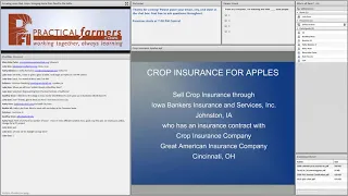 Crop Insurance by Written Agreement for Apple Orchards in Iowa - Farminar