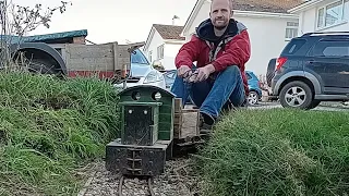 Ride on Garden Railway - 5 inch Gauge - Low budget home built