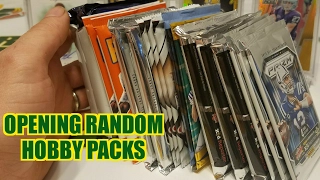 Random Football Card Hobby Pack Opening. Hits For Days!