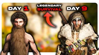 I Survived 9  Days in Skyrim Legendary Survival w2000+ Mods || Here's How it Went - Nolvus Modpack