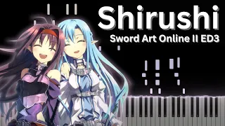 Shirushi - Sword Art Online II ED 3 | Piano Tutorial