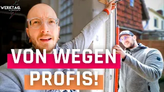 Zwei TISCHLERMEISTER bauen eine TÜR ein 😂(Super lustig!) | 12.04.21 | #WERKTAG. mit Jonas Winkler