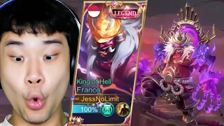 Skin Legend Franco Rp3,000,000 - Mobile Legends